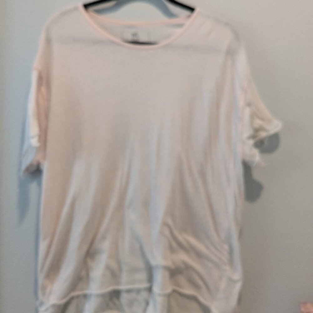 We the Free Short Sleeve - Pink Tunic Top - Medium Oversized